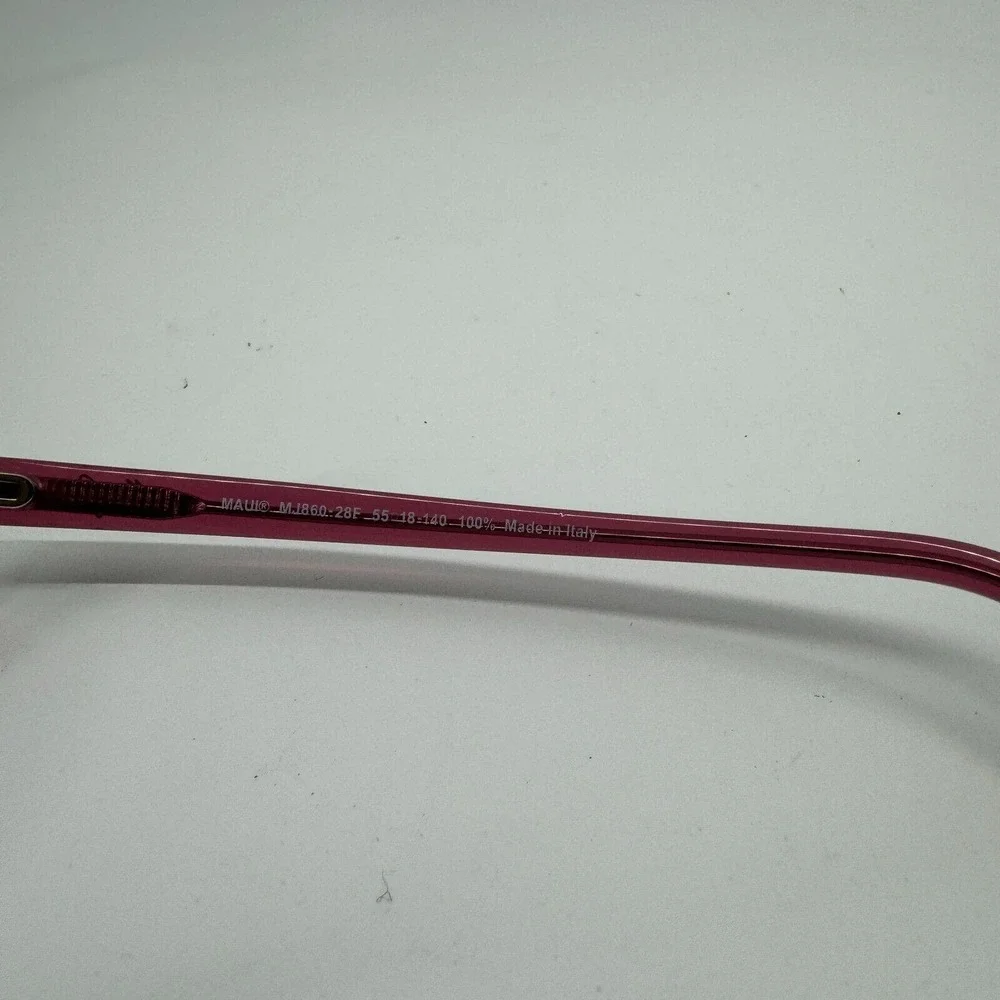 MAUI JIM MJ860-28F LITTLE BELL Pink‎ Plastic Square Women's Sunglasses H10722